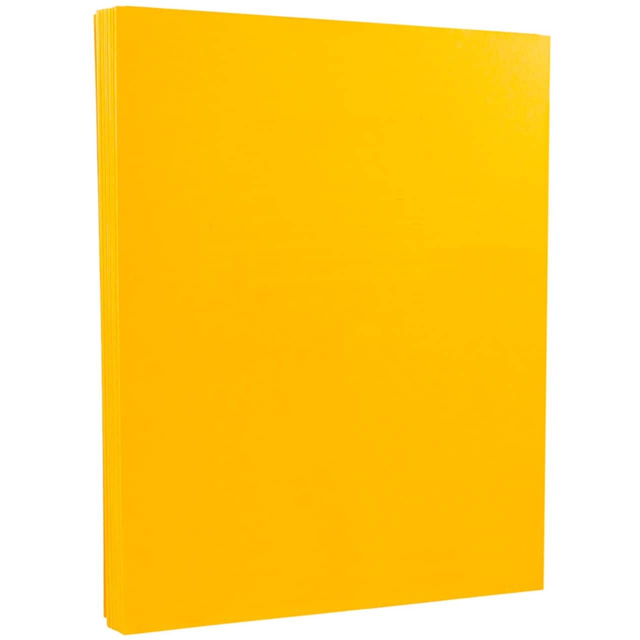 JAM Paper 8.5'' x 11'' 67lb. Vellum Bristol Cardstock, 50 Sheets